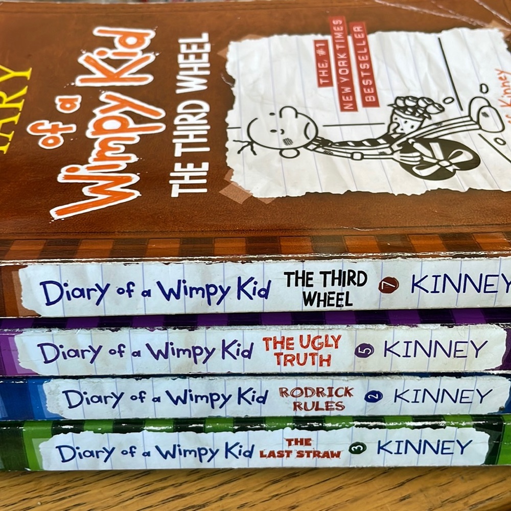 4 Diary of a Wimpy Kid Books